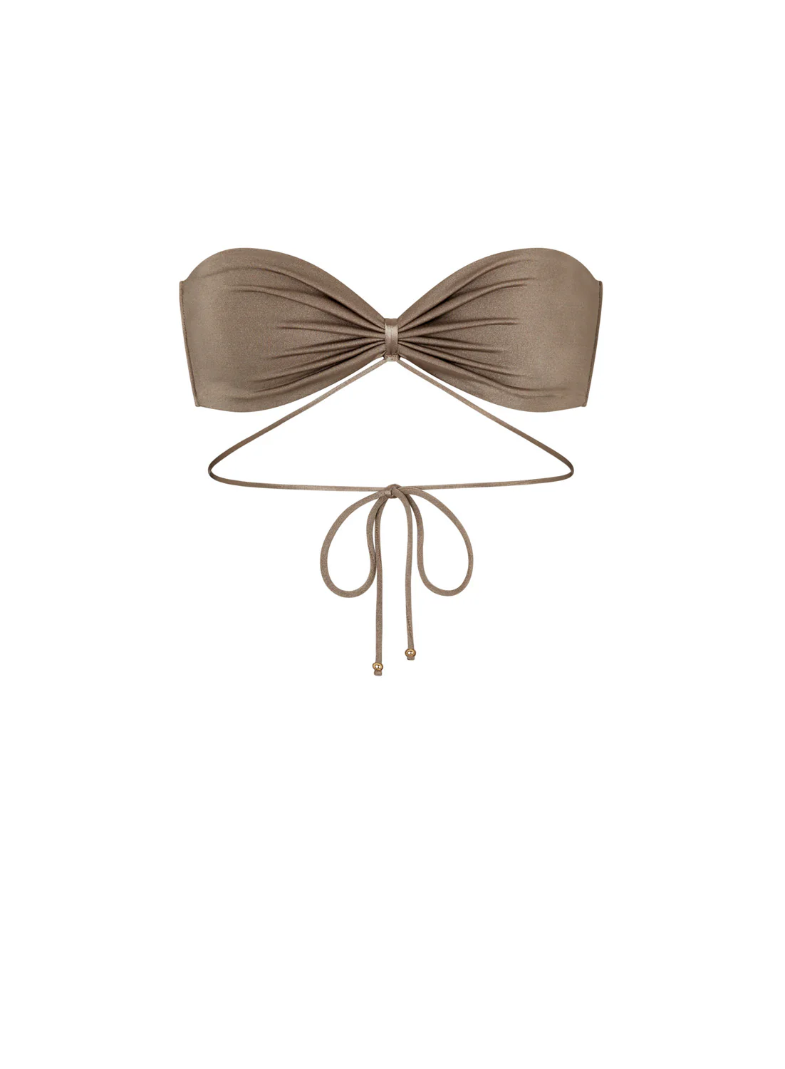 Nia Bandeau Top Latte - Image 11